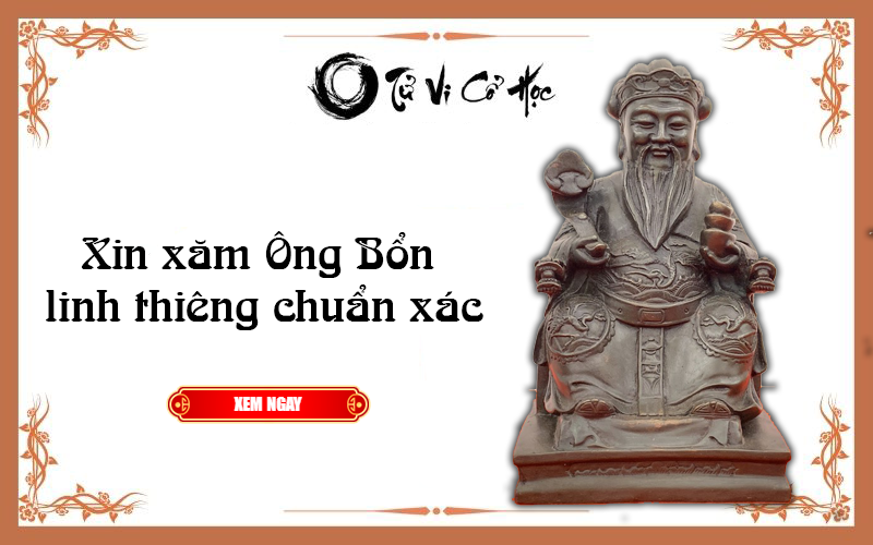 Xin xăm Ông Bổn linh thiêng chuẩn xác