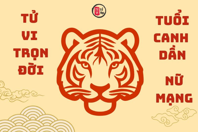 Vận trình tử vi trọn đời Canh Dần nữ mạng chi tiết | Tử Vi Cổ Học