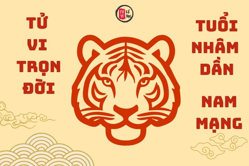 Vận trình tử vi trọn đời Nhâm Dần nam mạng chi tiết | Tử Vi Cổ Học