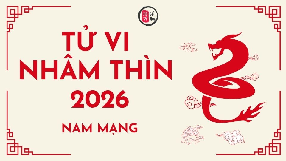 Tử vi 2026 tuổi Nhâm Thìn nam mạng | Tử Vi Cổ Học