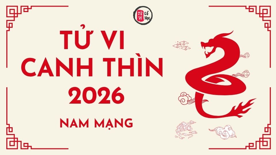 Tử vi 2026 tuổi Canh Thìn nam mạng | Tử Vi Cổ Học