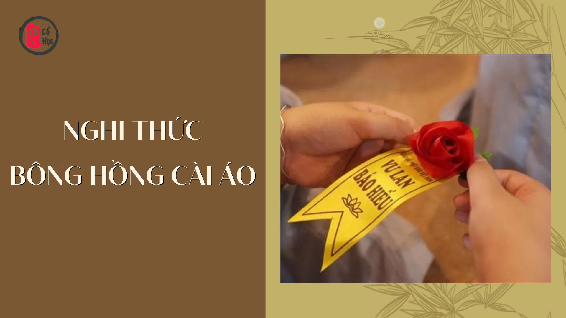 Nghi thức “Bông hồng cài áo” trong Lễ Vu Lan - Tử Vi Cổ Học