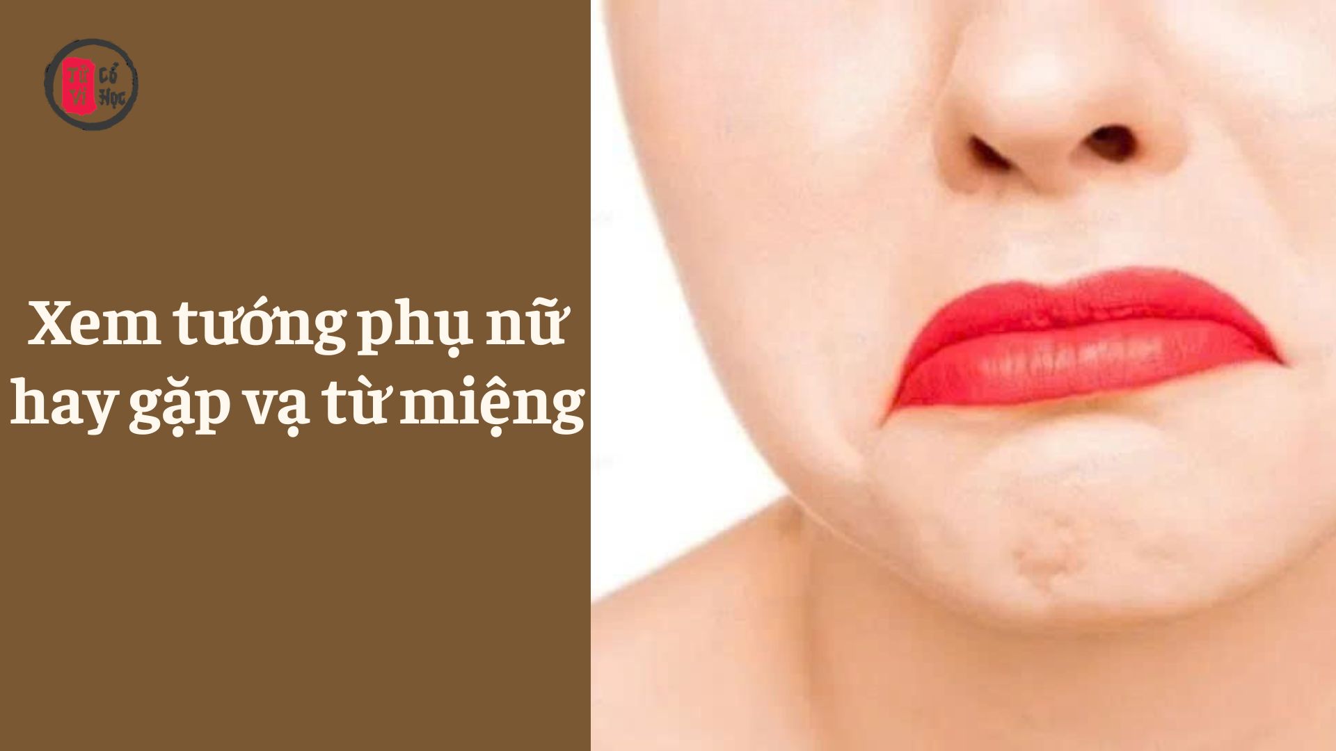 Xem tướng phụ nữ hay gặp vạ từ miệng - Tử Vi Cổ Học