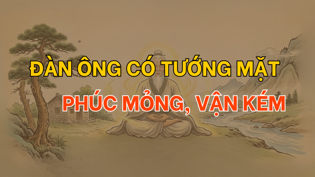 Đàn ông nếu sở hữu tướng mặt này thì cả đời phúc mỏng vận xui | Tử Vi Cổ Học