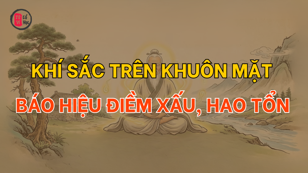 Những nét khí sắc trên khuôn mặt báo hiệu điềm xấu, hao tổn 1 Những nét khí sắc trên khuôn mặt báo hiệu điềm xấu, hao tổn | Tử Vi Cổ Học