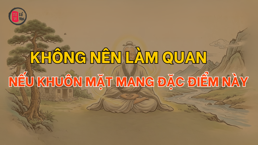 Không nên làm quan nếu khuôn mặt mang đặc điểm này | Tử Vi Cổ Học