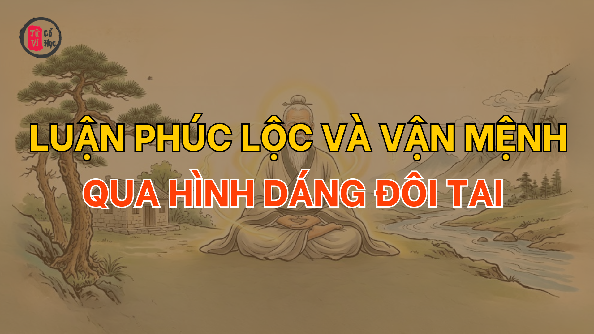 Nhân tướng học: Luận phúc lộc của đời người qua hình dáng đôi tai | Tử Vi Cổ Học 