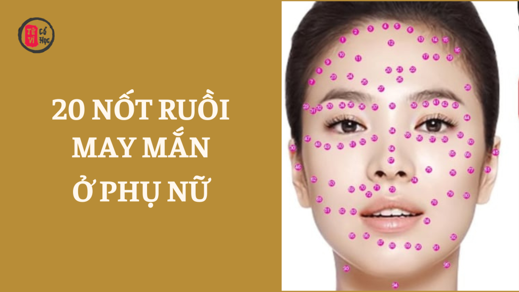 20 vị trí nốt ruồi may mắn của phụ nữ 1 20 vị trí nốt ruồi may mắn của phụ nữ | Tử Vi Cổ Học
