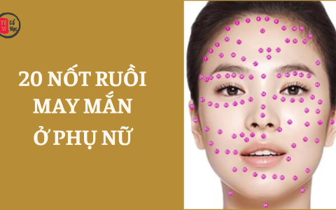 20 vị trí nốt ruồi may mắn của phụ nữ