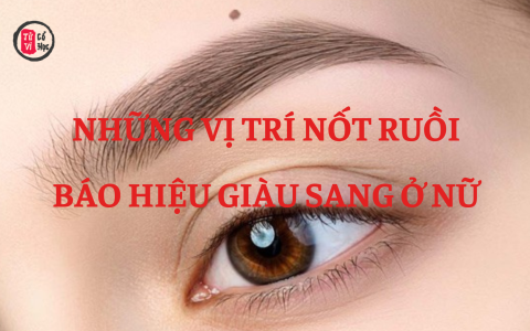 Những vị trí nốt ruồi trên cơ thể phụ nữ được xem là dấu hiệu của giàu sang, phú quý