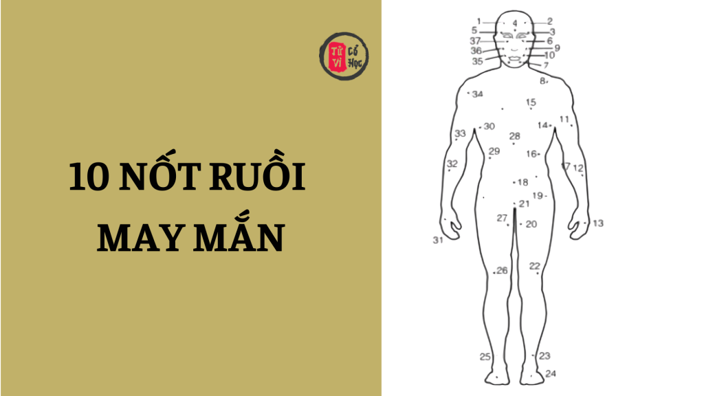 Những nốt ruồi không nên tẩy vì cực kỳ may mắn | Tử Vi Cổ Học