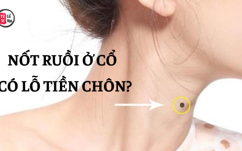 Giải mã câu nói “nốt ruồi ở cổ có lỗ tiền chôn”