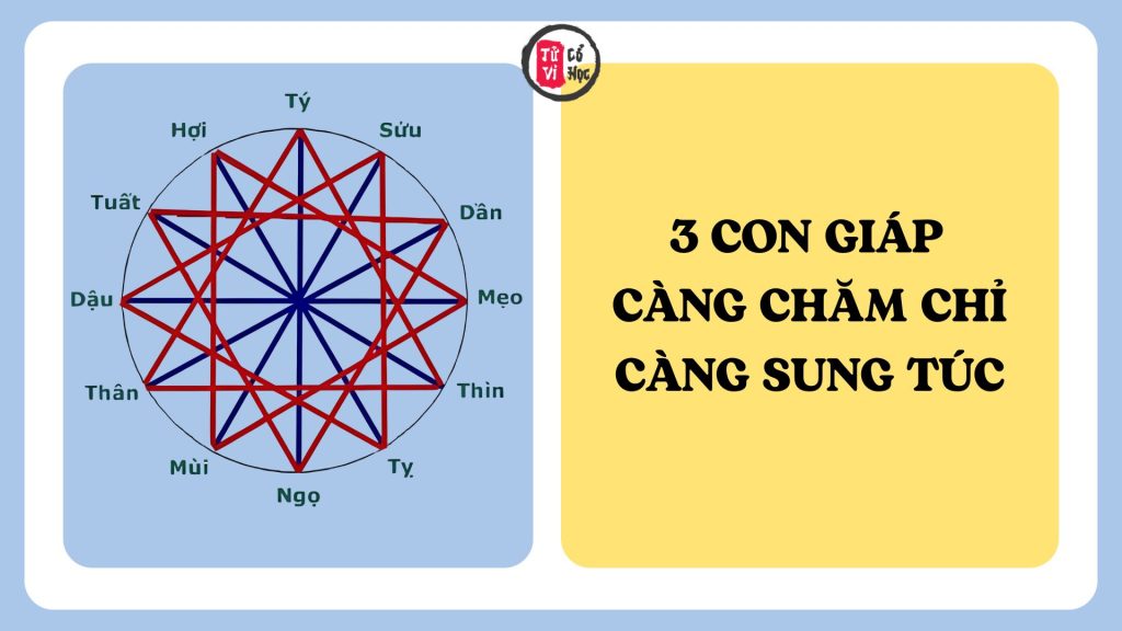 3 con giáp càng chăm chỉ càng dễ xây dựng cuộc sống sung túc 1 3 con giáp có tài vận ổn định, tiền bạc tích lũy bền vững theo thời gian | Tử Vi Cổ Học