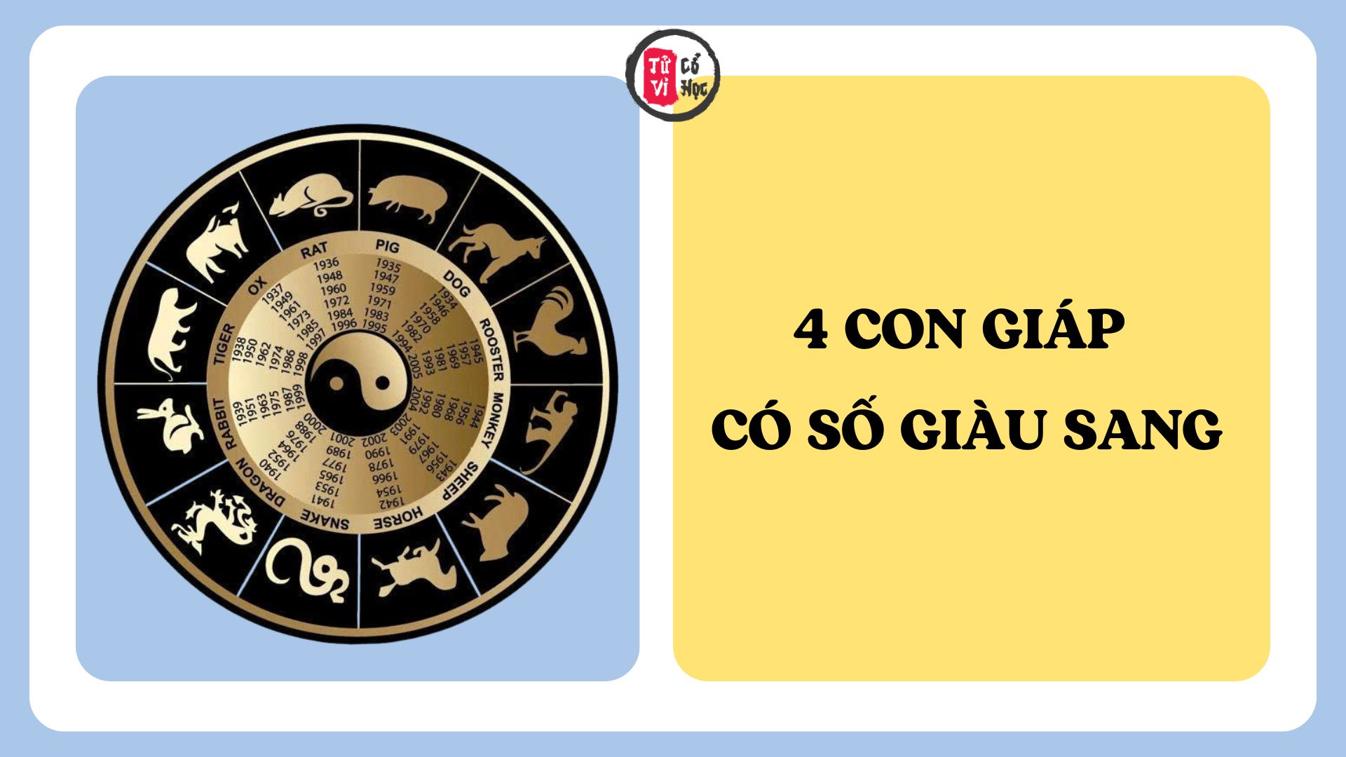 Top 4 con giáp được cho là có số giàu sang, dễ gây dựng sự nghiệp lớn 2 Top 4 con giáp được cho là có số giàu sang, dễ gây dựng sự nghiệp lớn | Tử Vi Cổ Học