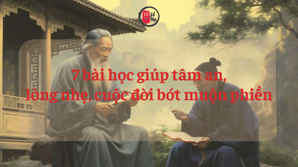 7 bài học giúp tâm an, lòng nhẹ, cuộc đời bớt muộn phiền 1 7 bài học giúp tâm an, lòng nhẹ, cuộc đời bớt muộn phiền