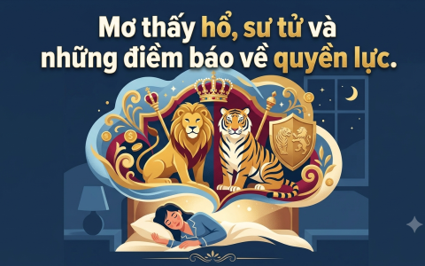 Mơ thấy hổ, sư tử và những điềm báo về quyền lực 6 Mơ thấy hổ, sư tử và những điềm báo về quyền lực