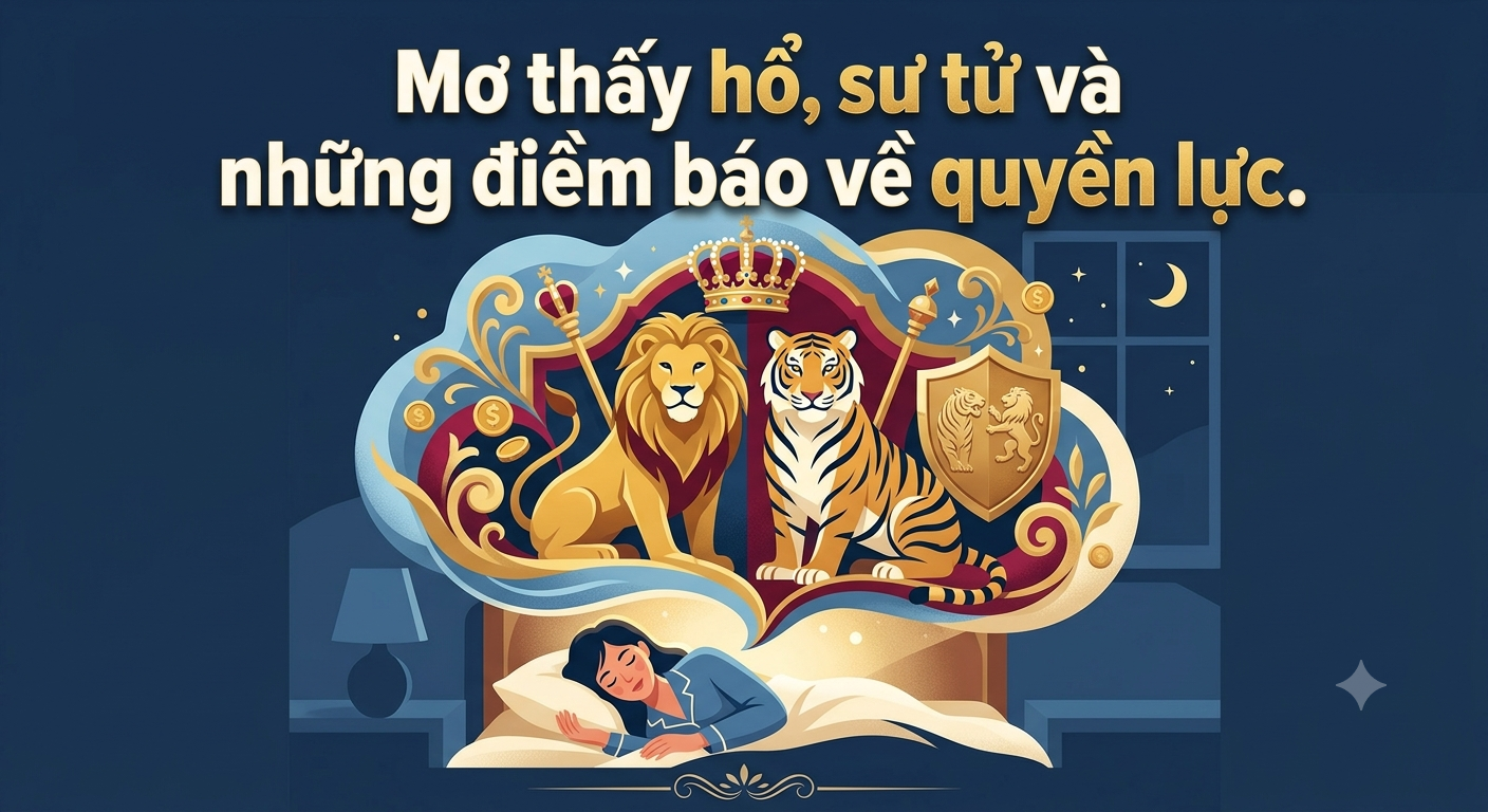 Mơ thấy hổ, sư tử và những điềm báo về quyền lực | Tử Vi Cổ Học