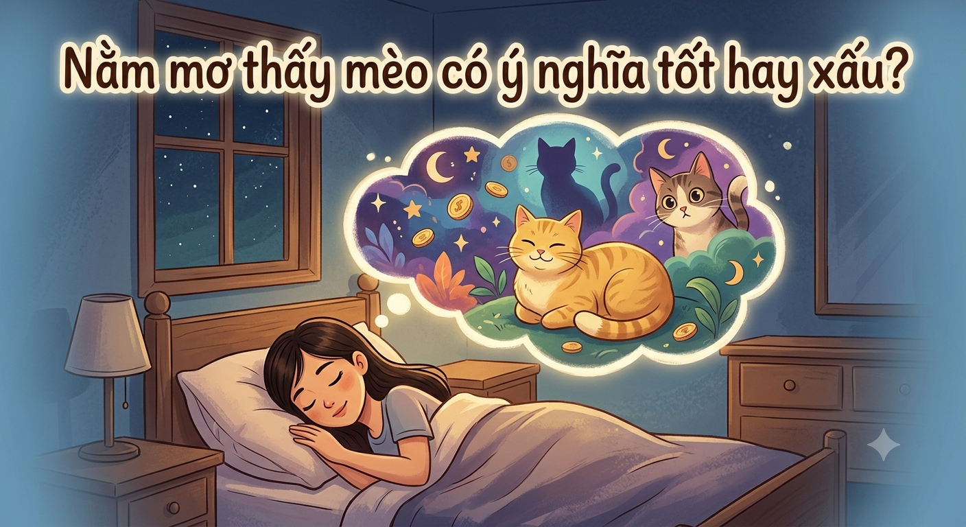 Nằm mơ thấy mèo có ý nghĩa tốt hay xấu? | Tử Vi Cổ Học