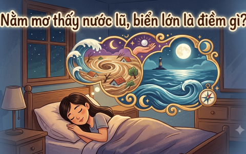 Nằm mơ thấy nước lũ, biển lớn là điềm gì? 5 Nằm mơ thấy nước lũ, biển lớn là điềm gì?