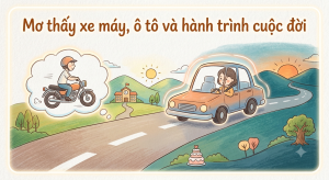 Mơ thấy xe máy, ô tô và hành trình cuộc đời