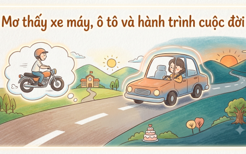 Mơ thấy xe máy, ô tô và hành trình cuộc đời 8 Mơ thấy xe máy, ô tô và hành trình cuộc đời