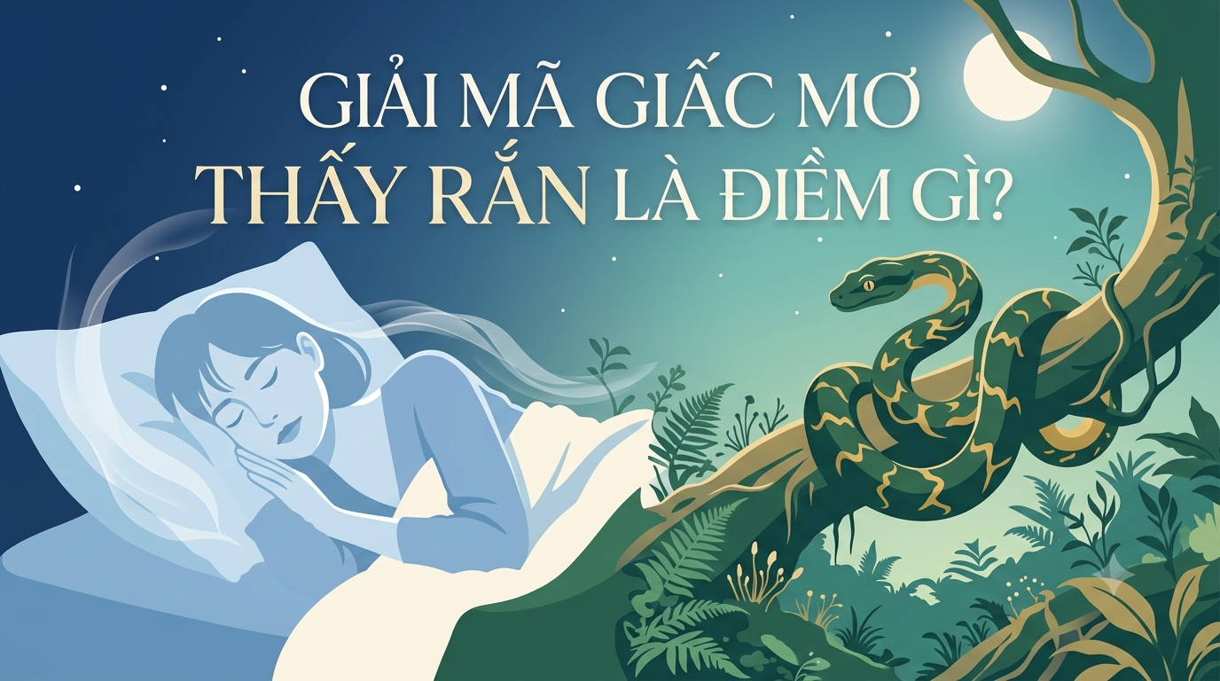 Giải mã giấc mơ thấy rắn là điềm gì? | Tử Vi Cổ Học