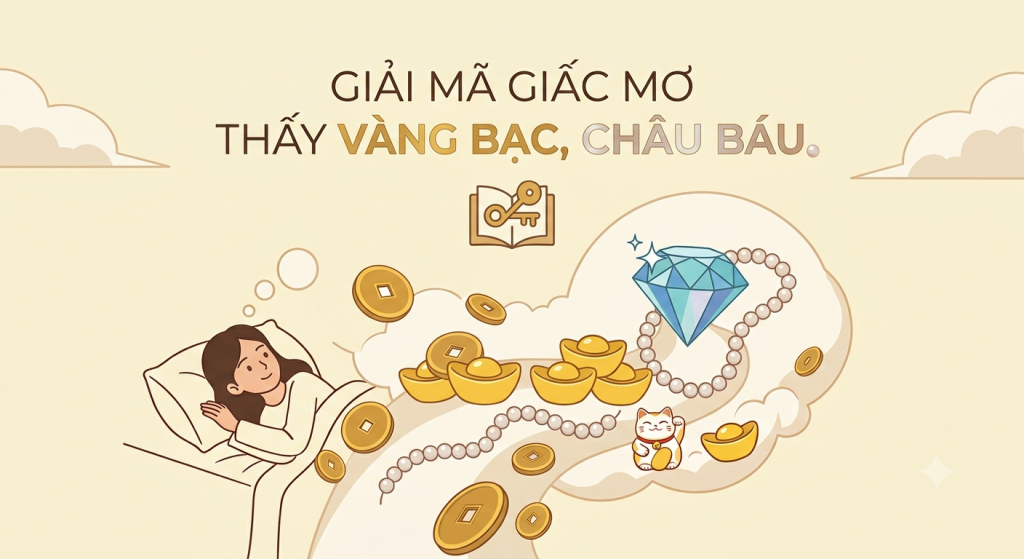 Giải mã giấc mơ thấy vàng bạc, châu báu: Điềm báo tài lộc hay lời nhắc về vận may? | Tử Vi Cổ Học