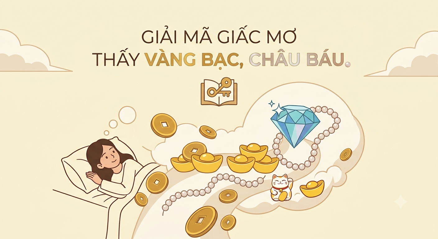 Giải mã giấc mơ thấy vàng bạc, châu báu: Điềm báo tài lộc hay lời nhắc về vận may? | Tử Vi Cổ Học