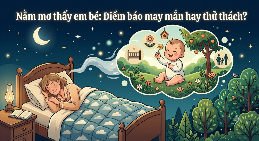 Nằm mơ thấy em bé: Điềm báo may mắn hay thử thách? | Tử Vi Cổ Học