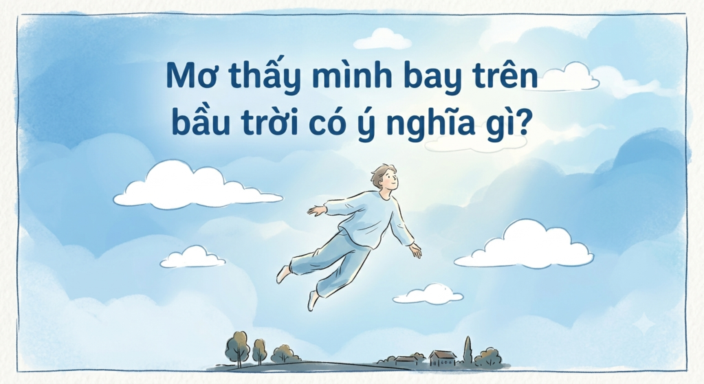 Mơ thấy mình bay trên bầu trời có ý nghĩa gì? | Tử Vi Cổ Học