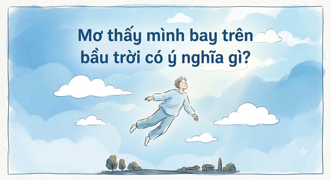 Mơ thấy mình bay trên bầu trời có ý nghĩa gì? | Tử Vi Cổ Học