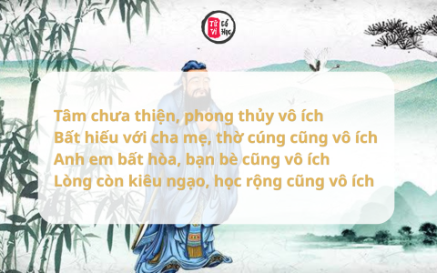 Tâm chưa thiện, phong thủy vô ích; bất hiếu với cha mẹ, thờ cúng cũng vô ích 7 Tâm chưa thiện, phong thủy vô ích; bất hiếu với cha mẹ, thờ cúng cũng vô ích