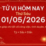 Tử vi hôm nay Thứ Sáu ngày 01/05/2026 – 12 con giáp chi tiết nhất