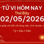 Tử vi hôm nay Thứ Bảy ngày 02/05/2026 – 12 con giáp chi tiết nhất