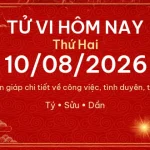 Tử vi hôm nay Thứ Hai ngày 10/08/2026 – 12 con giáp chi tiết nhất
