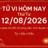 Tử vi hôm nay Thứ Tư ngày 12/08/2026 - 12 con giáp chi tiết nhất 14 12 con giap 12 08 2026 6aa36e74fba1