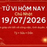 Tử vi hôm nay Chủ Nhật ngày 19/07/2026 - 12 con giáp chi tiết nhất 18 12 con giap 19 07 2026 6b299ef02dbc