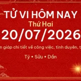 Tử vi hôm nay Thứ Hai ngày 20/07/2026 - 12 con giáp chi tiết nhất 15 12 con giap 20 07 2026 5957e585f969