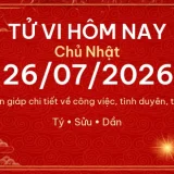 Tử vi hôm nay Chủ Nhật ngày 26/07/2026 - 12 con giáp chi tiết nhất 2 12 con giap 26 07 2026 1b631b2dfa0d