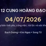 12 cung hoàng đạo ngày 04/07/2026 - Dự báo tình yêu, công việc và tài lộc 1 cung hoang dao 04 07 2026 94f0511f5838