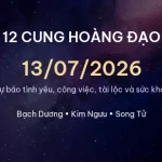 12 cung hoàng đạo ngày 13/07/2026 – Dự báo tình yêu, công việc và tài lộc