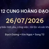 12 cung hoàng đạo ngày 26/07/2026 - Dự báo tình yêu, công việc và tài lộc 14 cung hoang dao 26 07 2026 5d15692288b2